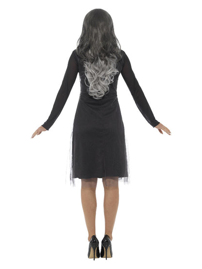 Lady Skeleton Costume Black 3