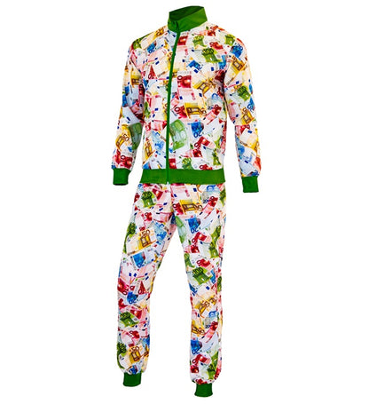 Euro Party Fashion Tracksuit  Jacket, Pants 