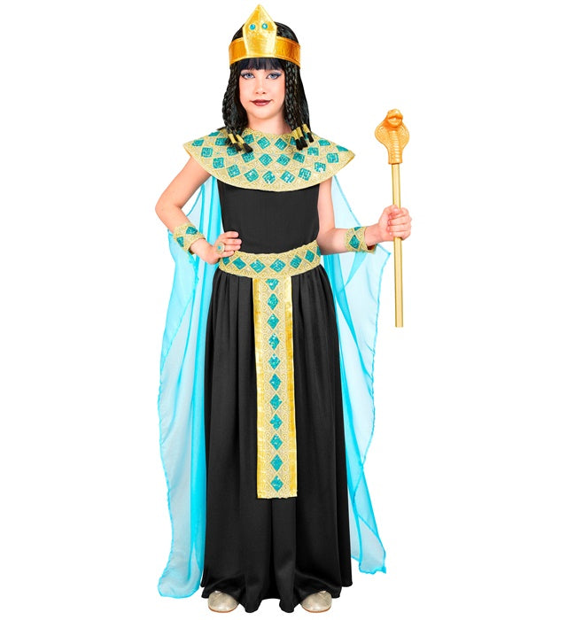 Cleopatra  Dress With Belt, Collar, Cuffs, Headpiece, Cape 