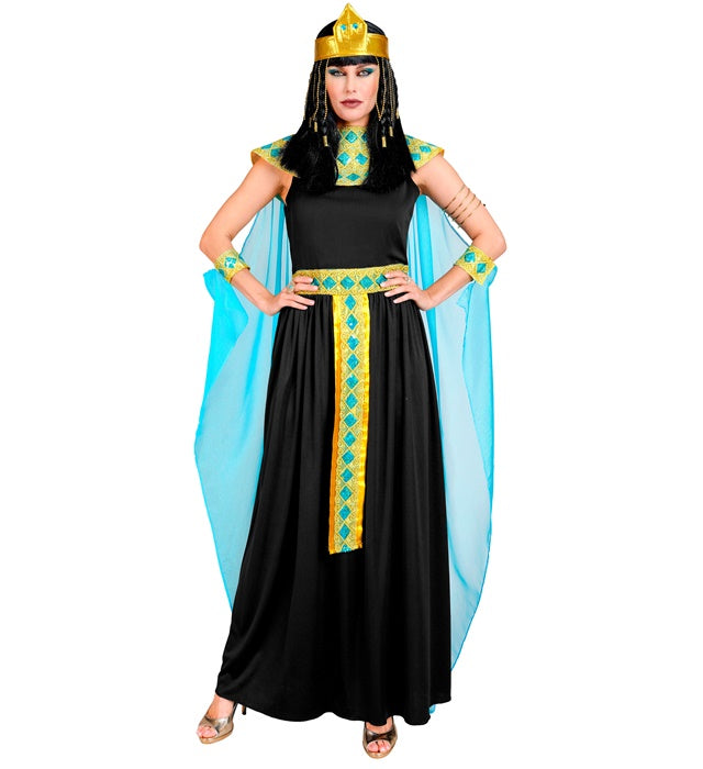 Cleopatra  Dress With Belt, Collar, Cuffs, Headpiece, Cape 
