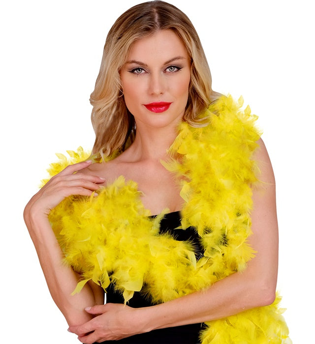 Show Quality Feather Boa Yellow - 1,80 M - 110 G
