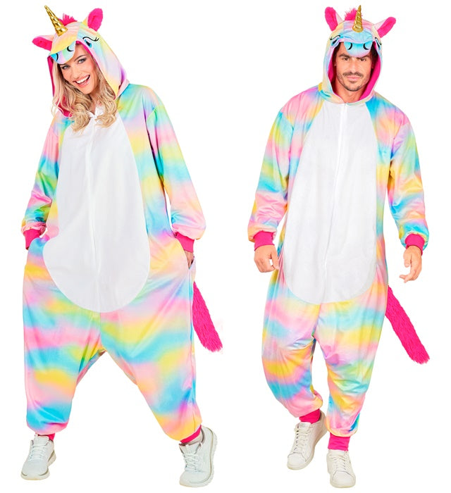 Plush Onesie Unicorn  Hooded Jumpsuit 