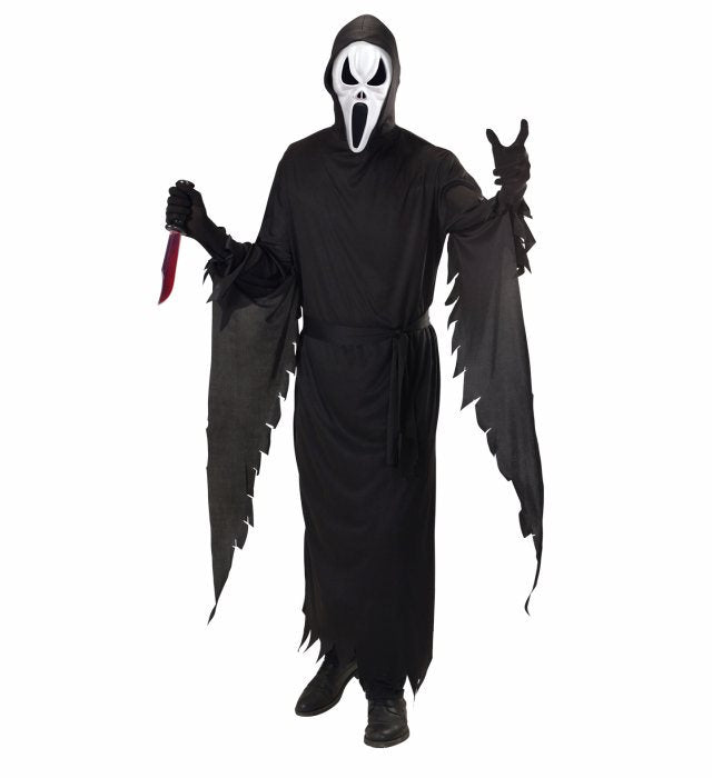 Screaming Ghost  Hooded Robe, Belt, Mask 