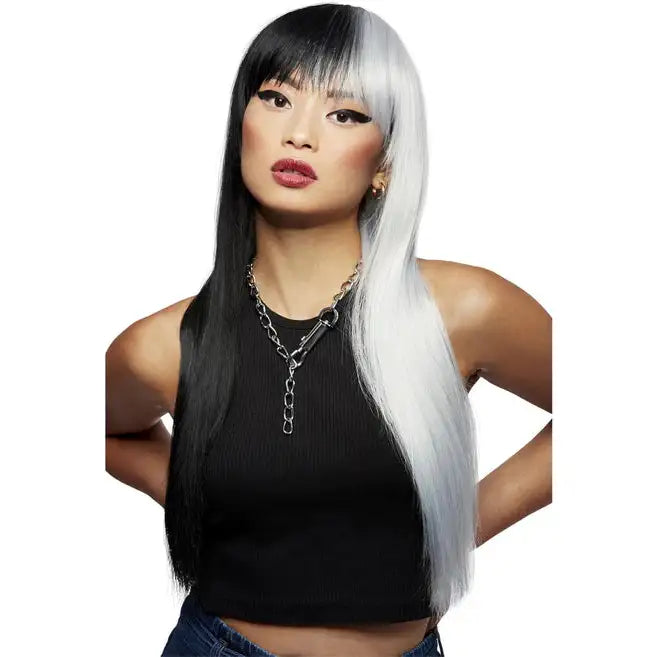 Manic Panic Raven Virgin Downtown Diva Wig 1