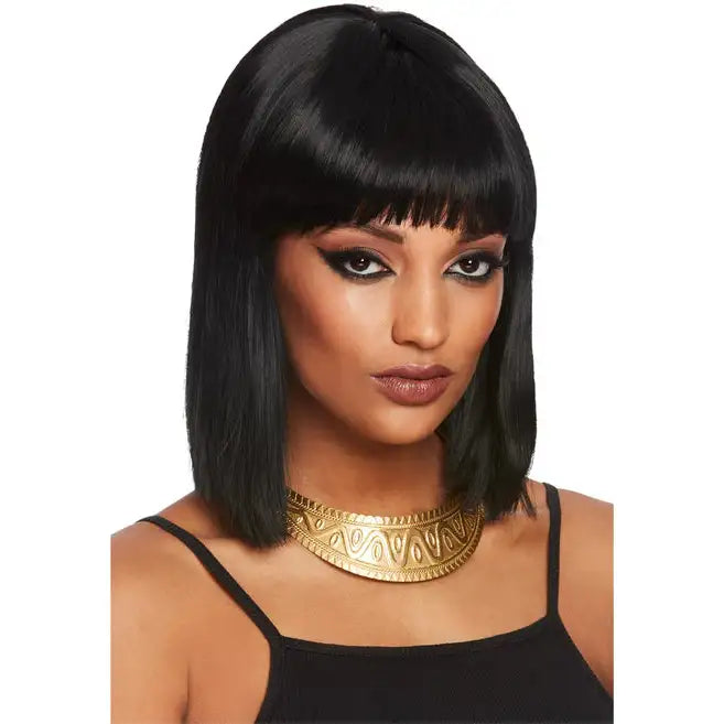 Egyptian Chunky Necklace Gold Colored Adult Mythical Costume Accessory 1
