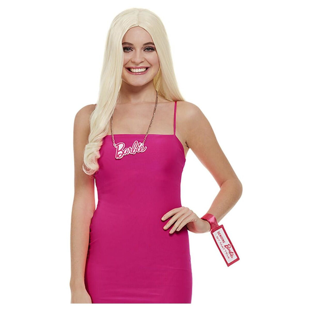 Barbie Kit Long Blonde Wig Necklace Bracelet 1