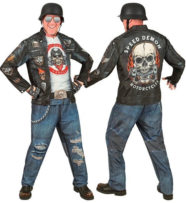 Biker Fast Costume  Jacket, Pants, Gloves 