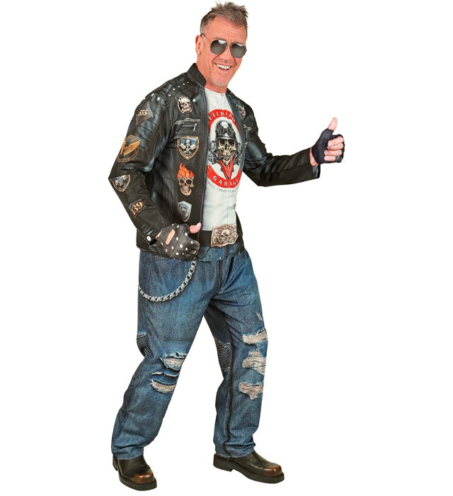 Biker Fast Costume  Jacket, Pants, Gloves 