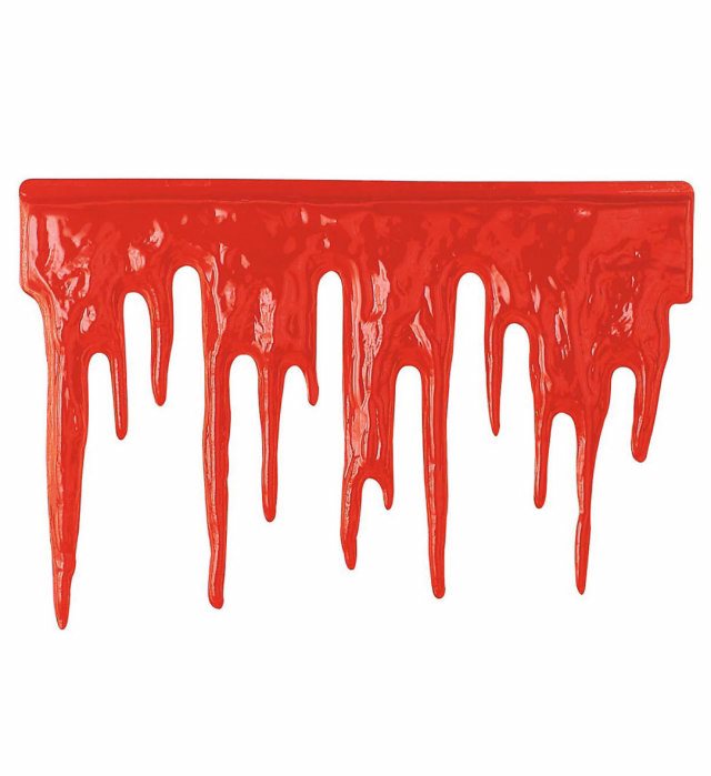 Blood Decoration Plastic - 60X40Cm
