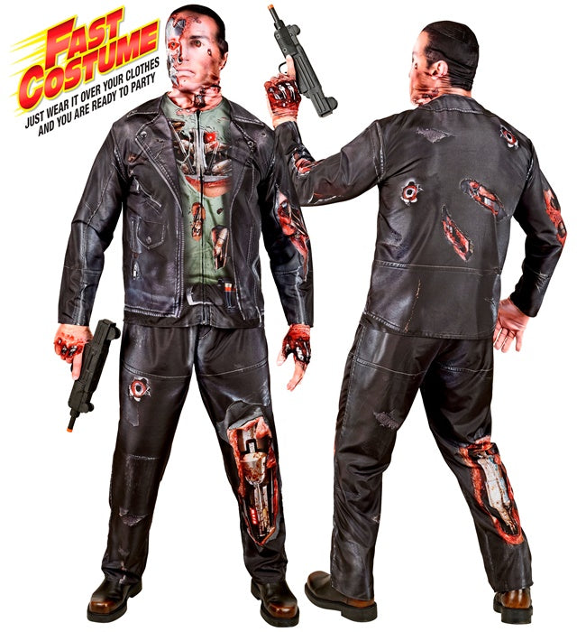Cyborg Fast Costume  Jacket, Pants, Gloves, Mask 