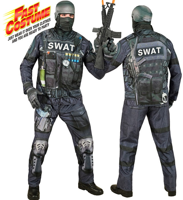 S.W.A.T. Fast Costume  Jacket, Pants, Gloves, Mask 