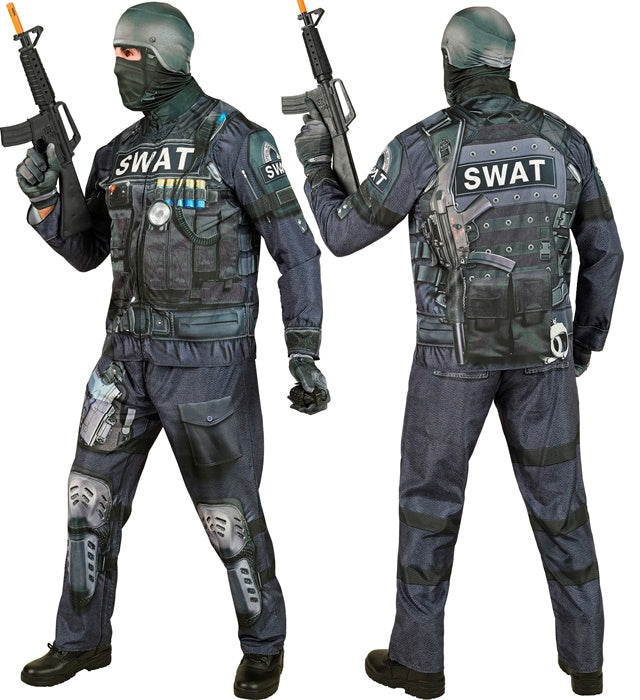 S.W.A.T. Fast Costume  Jacket, Pants, Gloves, Mask 
