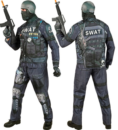 S.W.A.T. Fast Costume  Jacket, Pants, Gloves, Mask 