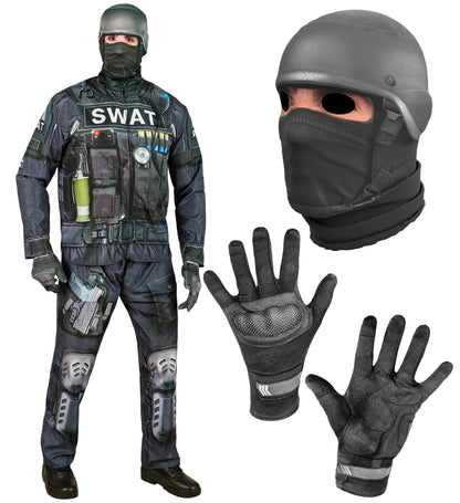S.W.A.T. Fast Costume  Jacket, Pants, Gloves, Mask 