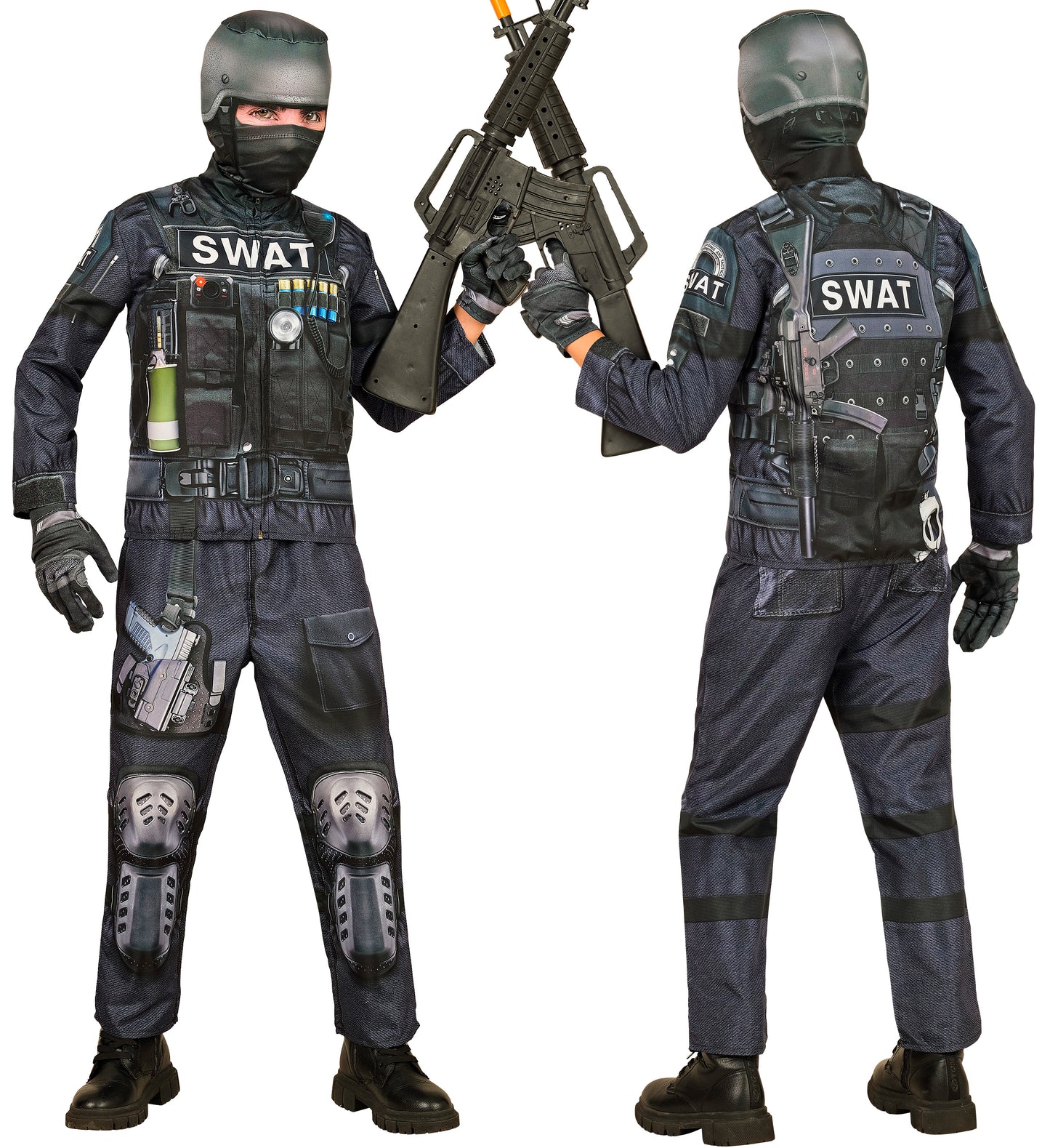 S.W.A.T. Fast Costume  Jacket, Pants, Gloves, Mask 