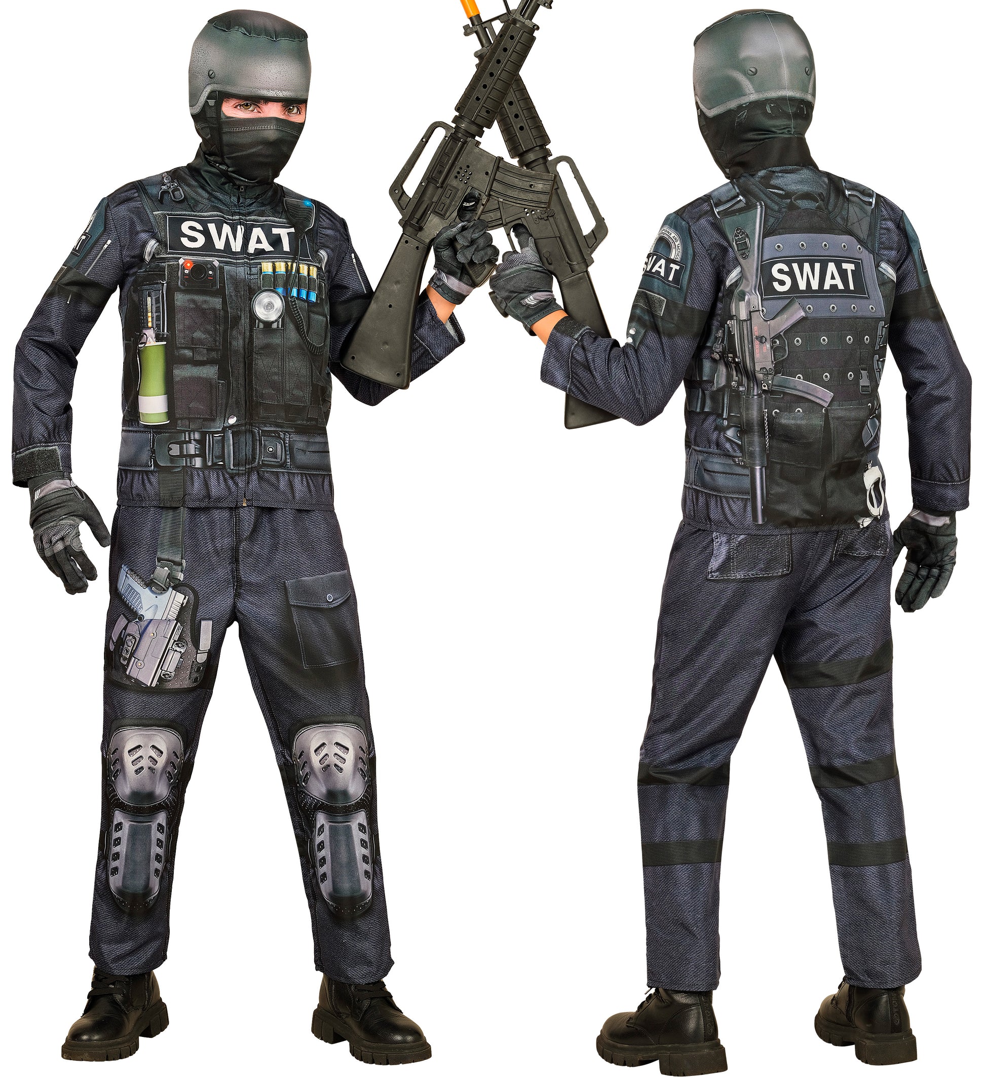 S.W.A.T. Fast Costume  Jacket, Pants, Gloves, Mask 