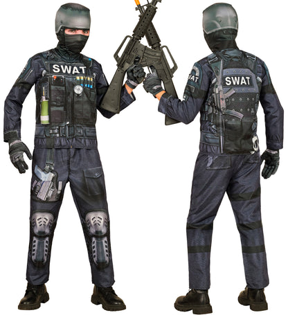 S.W.A.T. Fast Costume  Jacket, Pants, Gloves, Mask 