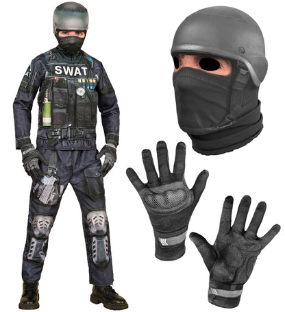 S.W.A.T. Fast Costume  Jacket, Pants, Gloves, Mask 