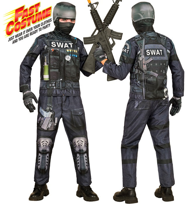 S.W.A.T. Fast Costume  Jacket, Pants, Gloves, Mask 