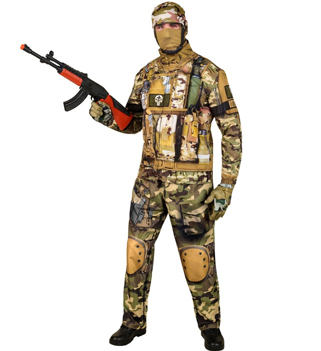 Soldier Fast Costume  Jacket, Pants, Gloves, Mask 