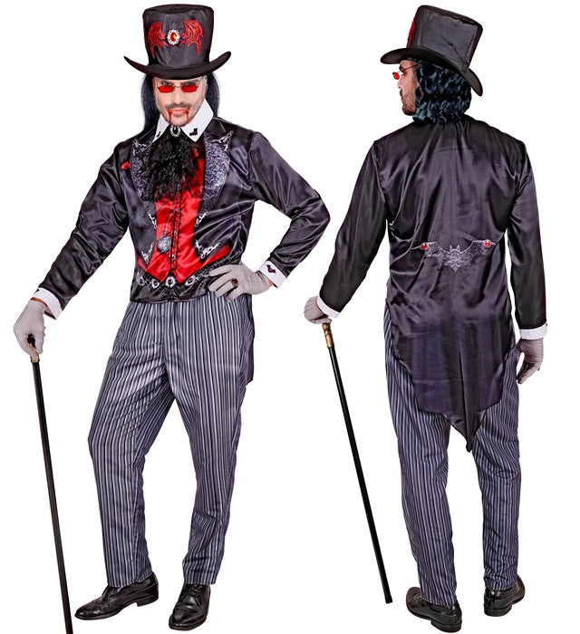 Vampire Fast Costume  Jacket, Pants, Hat, Jabot 