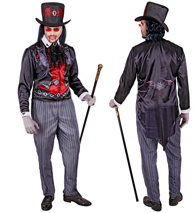 Vampire Fast Costume  Jacket, Pants, Hat, Jabot 