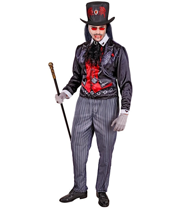 Vampire Fast Costume  Jacket, Pants, Hat, Jabot 