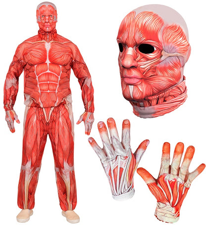 Anatomy Fast Costume  Jacket, Pants, Gloves, Mask 