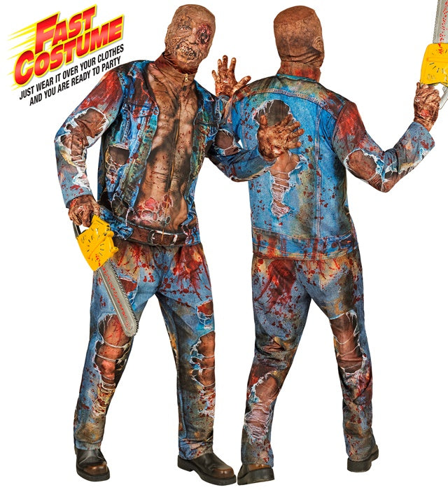 Zombie Fast Costume  Jacket, Pants, Gloves, Mask 