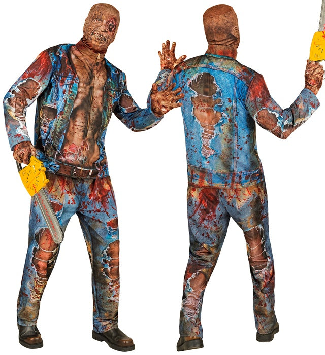 Zombie Fast Costume  Jacket, Pants, Gloves, Mask 