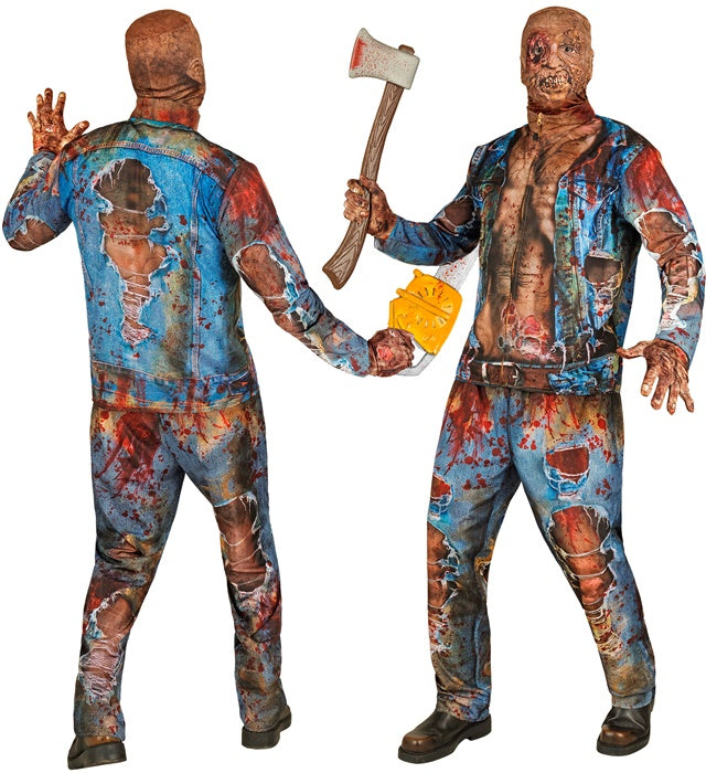Zombie Fast Costume  Jacket, Pants, Gloves, Mask 