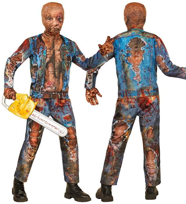 Zombie Fast Costume  Jacket, Pants, Gloves, Mask 