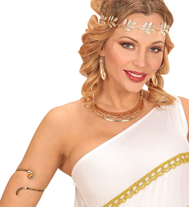 Antiquated Gold Leaf Armband Withamber Gem