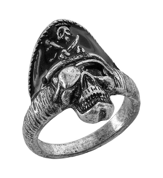 Pirate Captain Skull Ring
