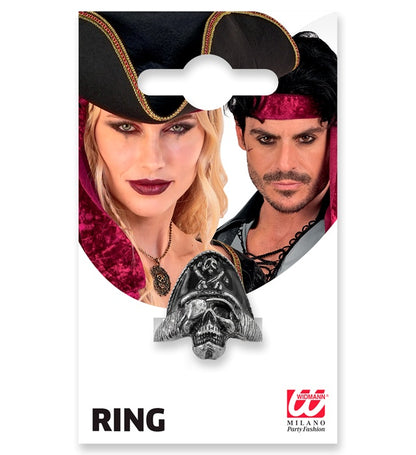 Pirate Captain Skull Ring