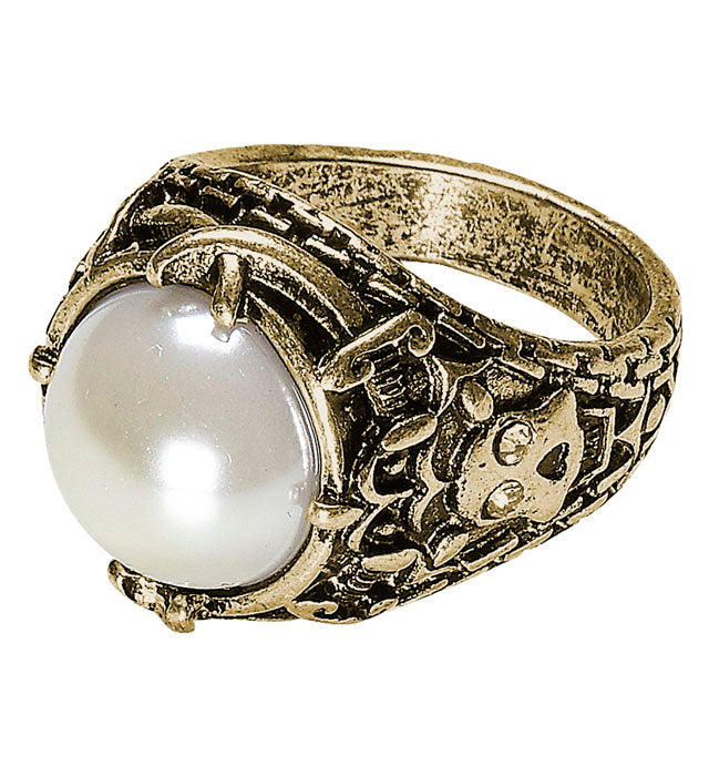 Gold Ring With Pearl