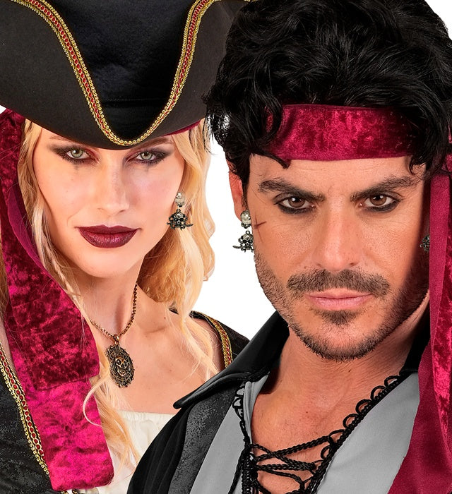 Pair Of Pirate Skull Earrings