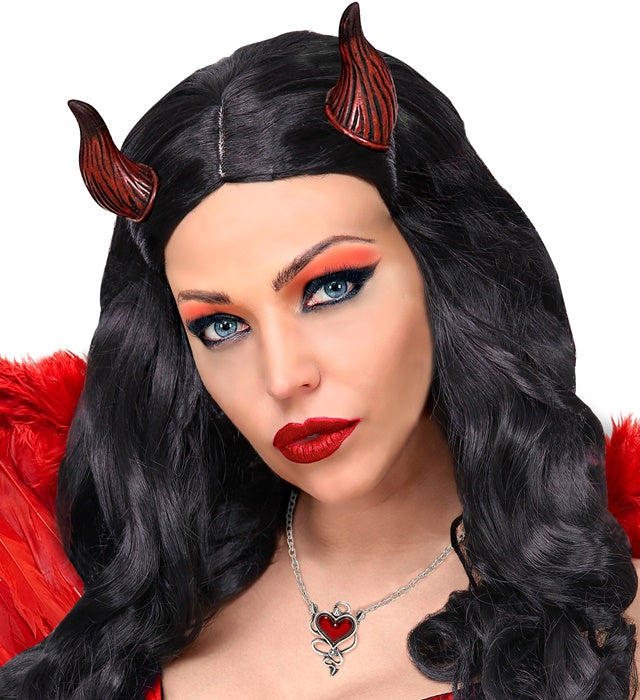 Devilish Red Heart Gem Necklace
