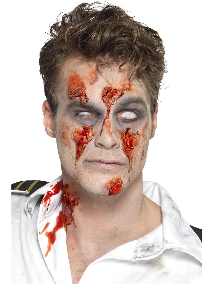 Fake Blood and Latex Kit 2 1oz Bottles SFX Make Up 8