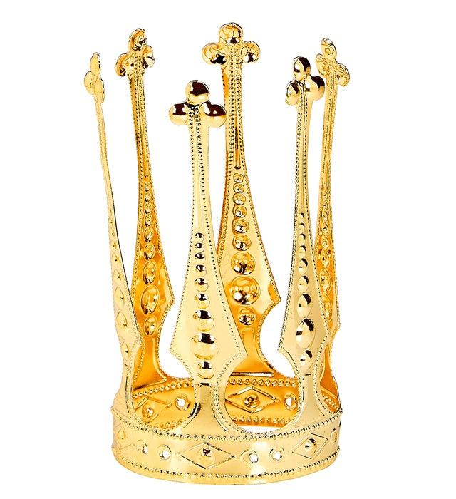 Gold Alluminium Mini Crown