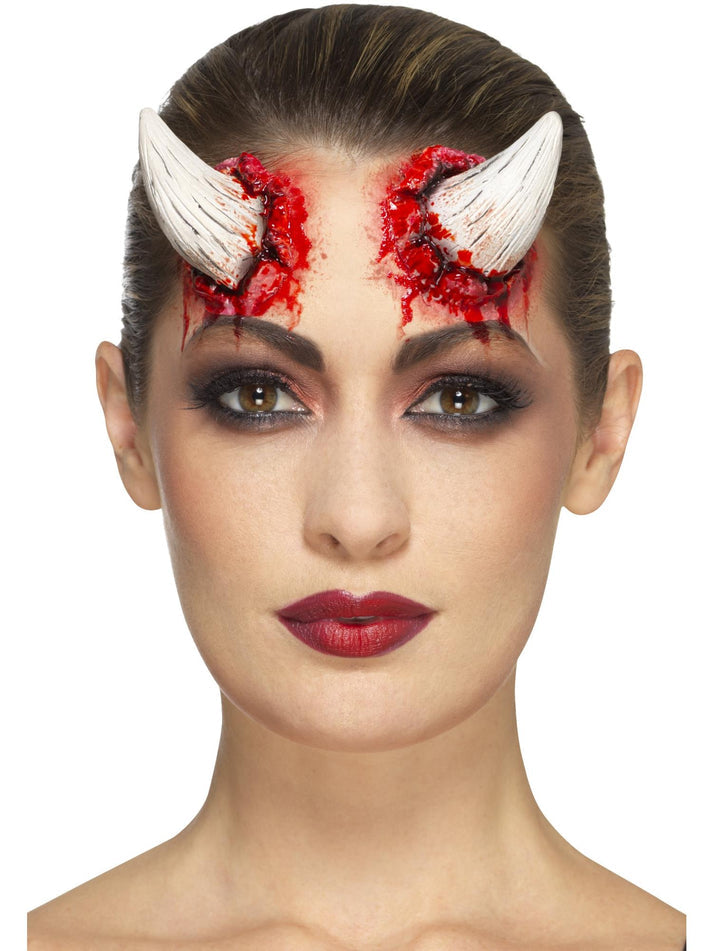 Latex Devil Horn Prosthetics with Adhesive Adult SFX Make Up Accessory 5