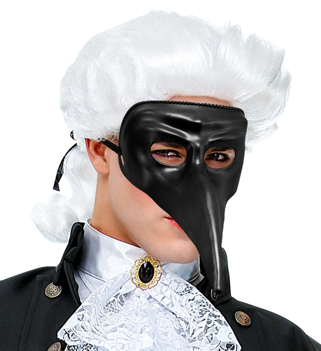 Black Plastic Venetian Mask