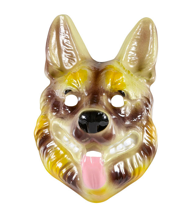 Pvc German Shepherd Mask Child Size