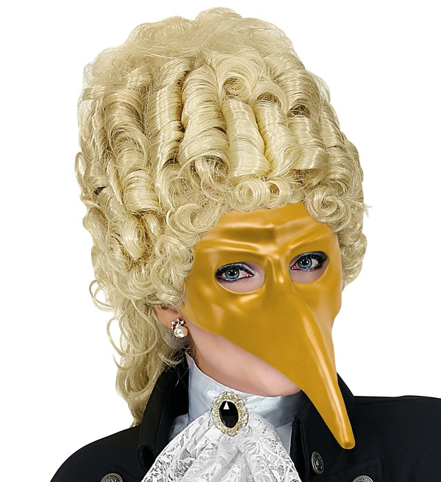 Gold Venetian Mask Plastic