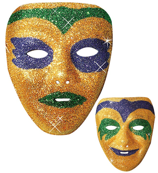  Mask Plastic - 2 Styles & 2 Colors Ass.