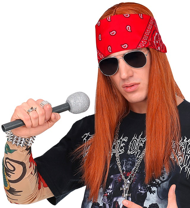 Axel Wig With Bandana & Sunglasses In Polybag