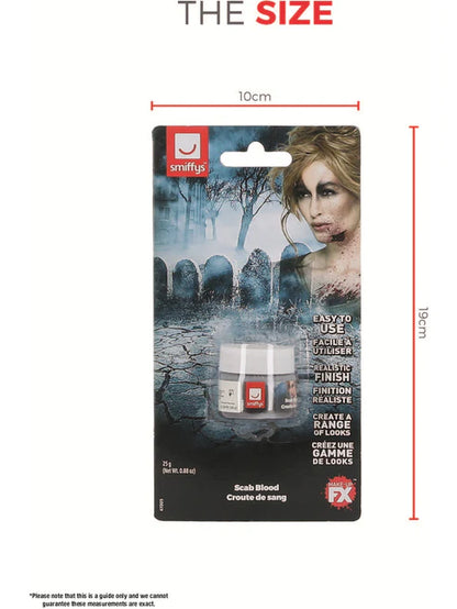 Scab Blood Adult Dark Red 25g Realistic Halloween Make Up Effect 6