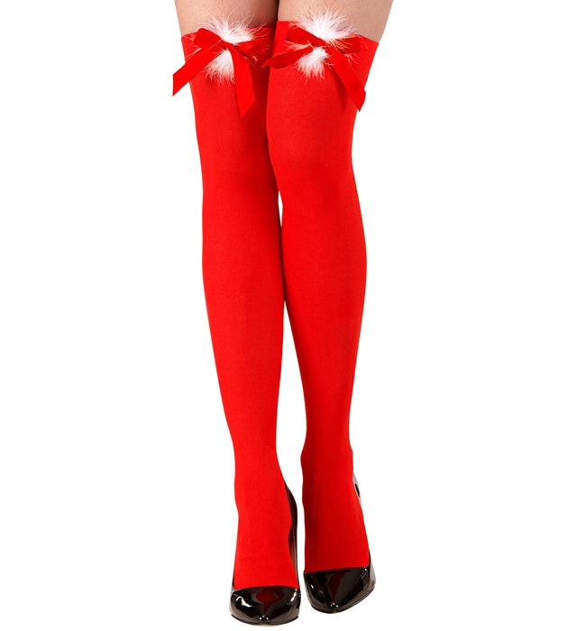 Miss Santa Thigh Highs 70 Den