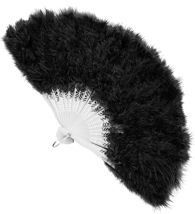 Feather Fan Black