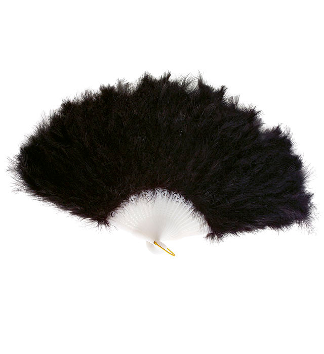 Feather Fan Black